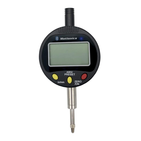 Motionics BlueDial Flat User Manual