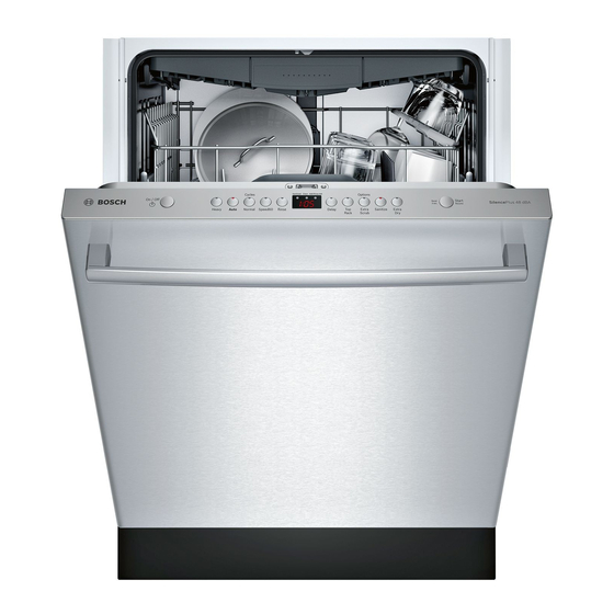 Bosch SHSM4AZ55N Operating Instructions Manual