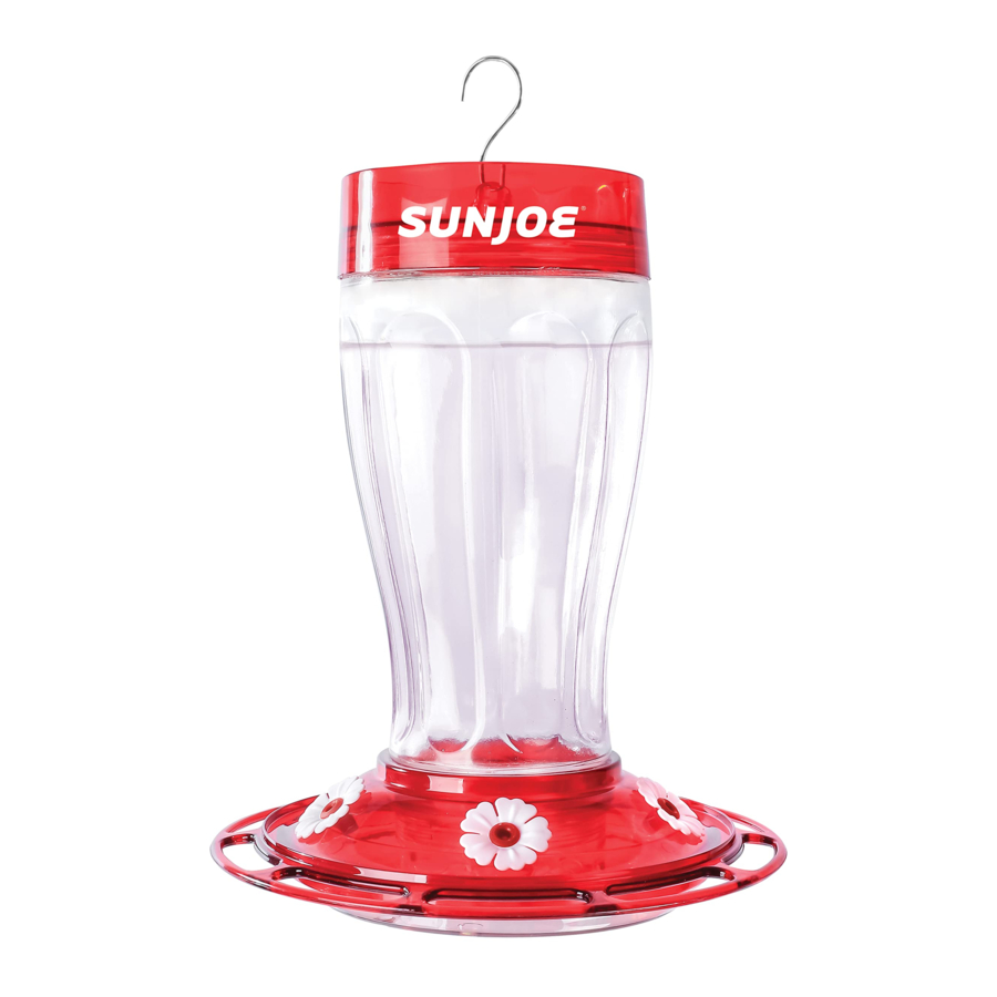 SunJoe SJ-WBFG-RED - Wild Humming Bird Buffet Glass Feeder Manual