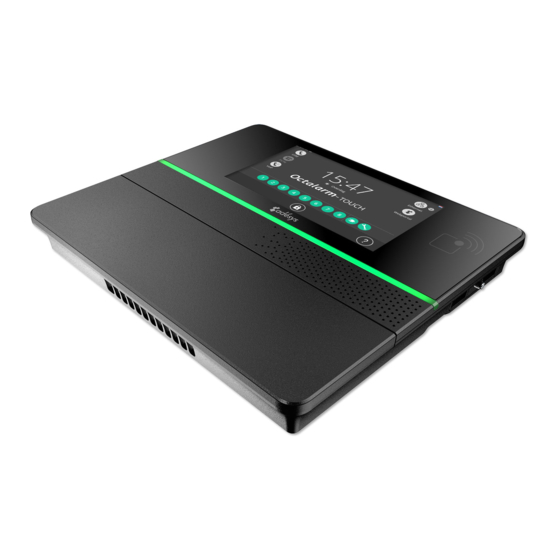 Adesys Octalarm-Touch Quick Start Manual