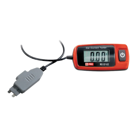 RS PRO RS CF-02 Instruction Manual