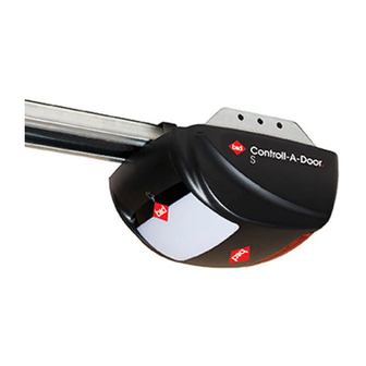 B&D Controll-A-Door Advance SDO-2V2 Tri-Tran+ Manuals