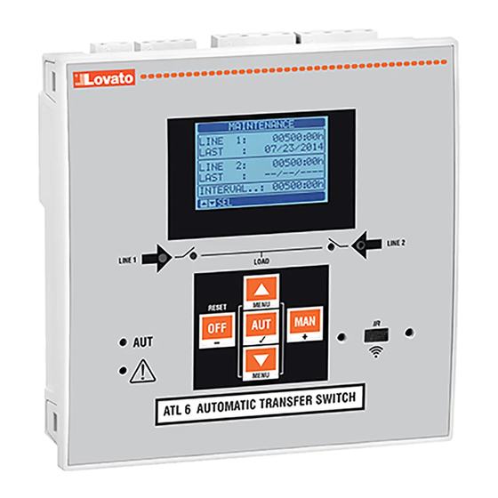 LOVATO ELECTRIC ATL600 Instruction Manual