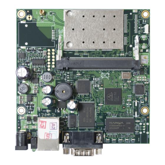RouterBOARD 411AR Quick Setup Manual And Warranty Information