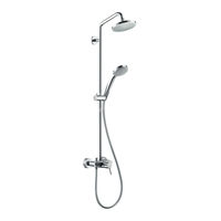 Hans Grohe Croma Select E 180 Showerpipe 27258400 Instructions For Use/Assembly Instructions