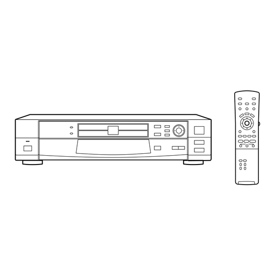 Toshiba SD-6200N Owner's Manual