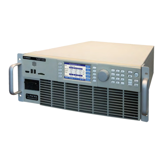 Pacific Power Source ADF Series Operation Manual