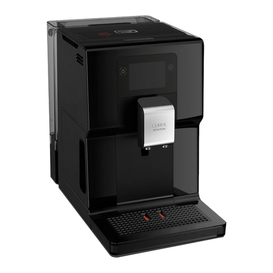 Krups INTUITION PREFERENCE EA873 Manual