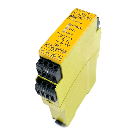 Pilz PNOZ e3.1p Operating Manual