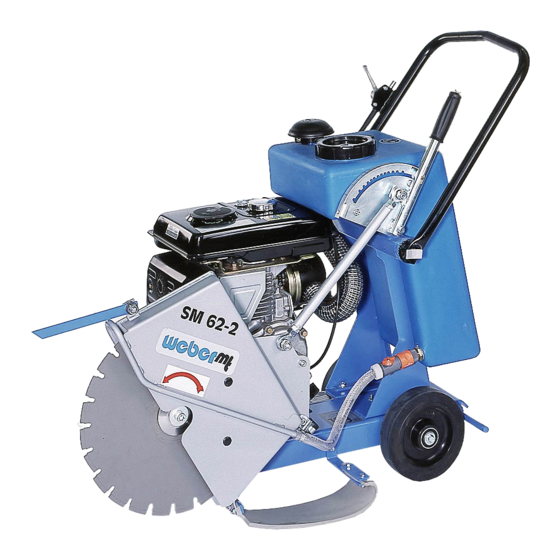 Weber mt SM 62-2 Operating And Maintenance Manual
