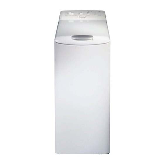 Brandt WTC9670 Washing Machine Manuals