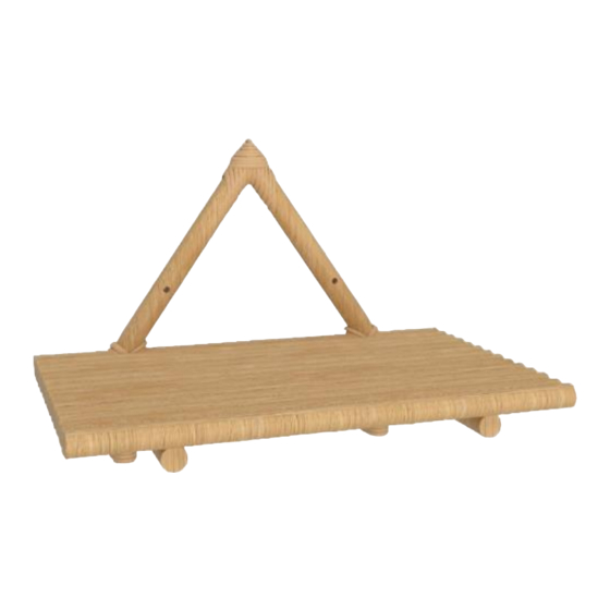 URBAN OUTFITTERS MARGOT TRIANGLE SHELF LARGE 80324254 Assembly Instructions