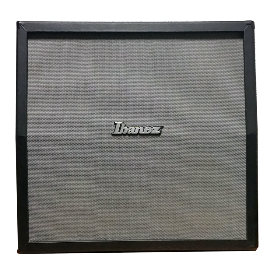 Ibanez Tone Blaster 412A, 412S - Guitar Amplifier Manual