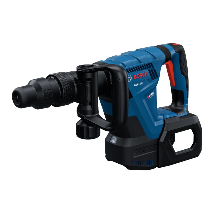 Bosch GSH 18V-5 Professional Manual