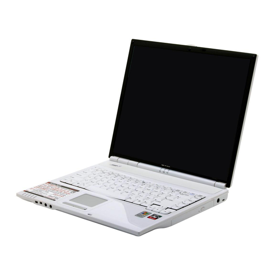 Sharp PC-AL27 - Actius AL27 - Mobile Athlon 64 1.6 GHz Manuals