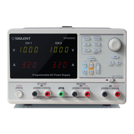 SIGLENT SPD3303C Service Manual