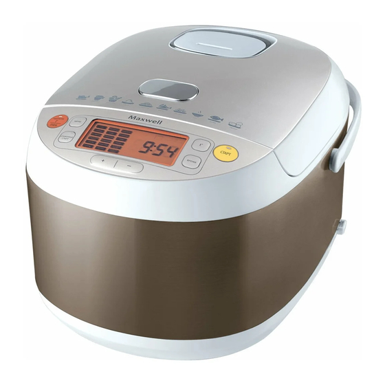 Maxwell MW-3806 ST Manual Instruction