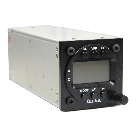 F.u.n.k.e. TRT800H-LCD Operation And Installation