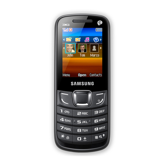 Samsung GT-E3300I Manuals