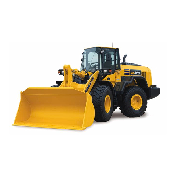 Komatsu WA320-8 Operation & Maintenance Manual