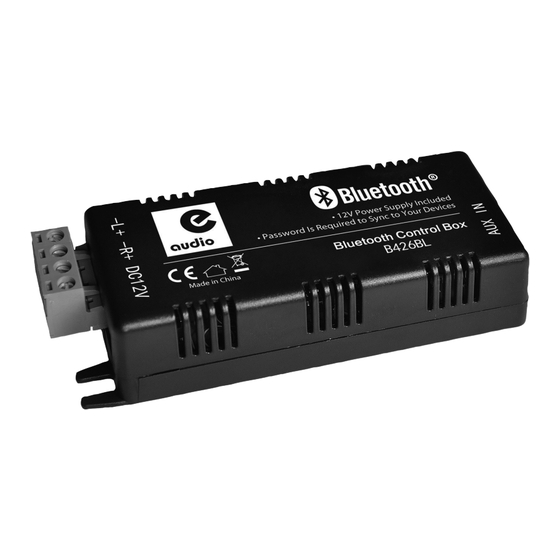 Electrovision e-audio B426BL Manual