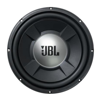 JBL GTO1202D Technical Data