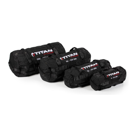 Titan Fitness PROBAG25 Operator's Manual