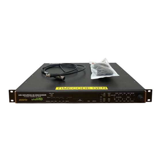 evertz HD9010-SIE Instruction Manual