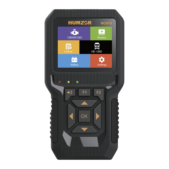 Humzor NC610 User Manual
