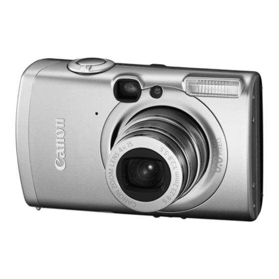 Canon DIGITAL IXUS 800 IS Manuals