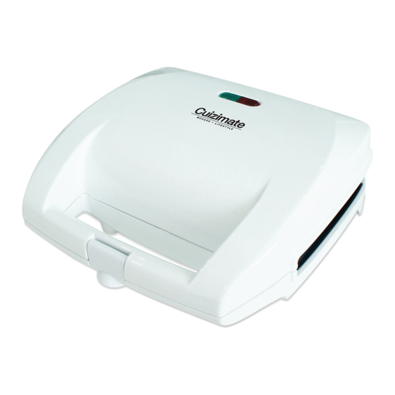 Cuizimate RBSSANDWICHNEW Instruction Manual