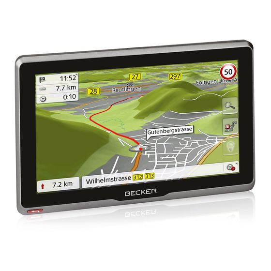 Becker active.7s EU Operating Manual