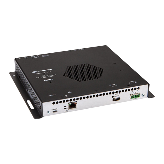 Crestron DM-NVX-E30 Product Manual