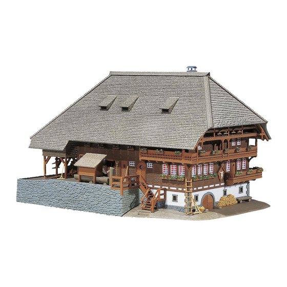 Faller BLACK FOREST FARMYARD Instructions Manual