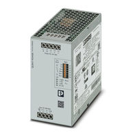 Phoenix Contact QUINT4-PS/3AC/24DC/20 Datasheet
