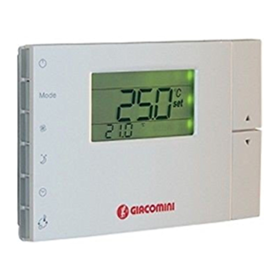 Giacomini K495LY002 Quick Start Manual