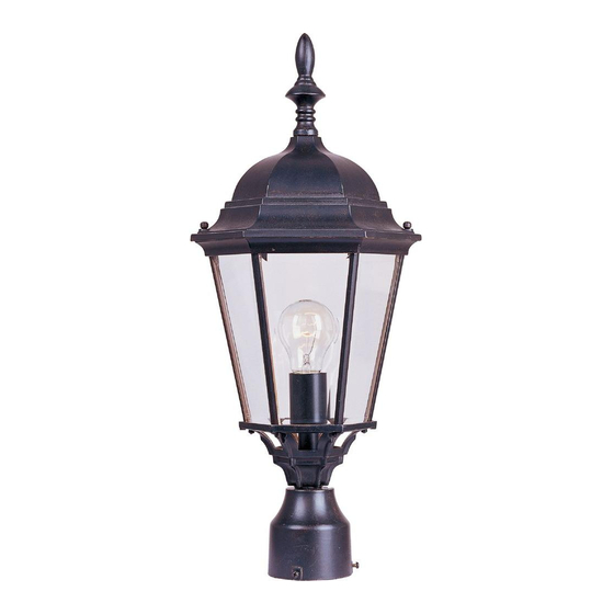 Maxim Lighting 1005 Manual