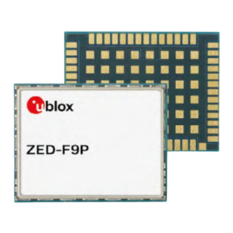 Ublox ZED-F9P Integration Manual