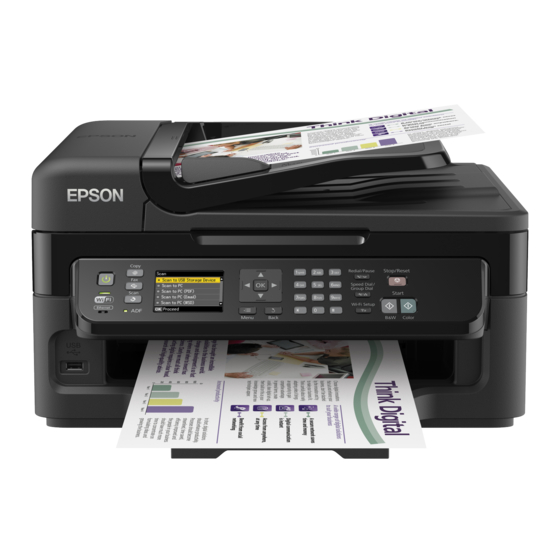 Epson WorkForce WF-2540 Start Here