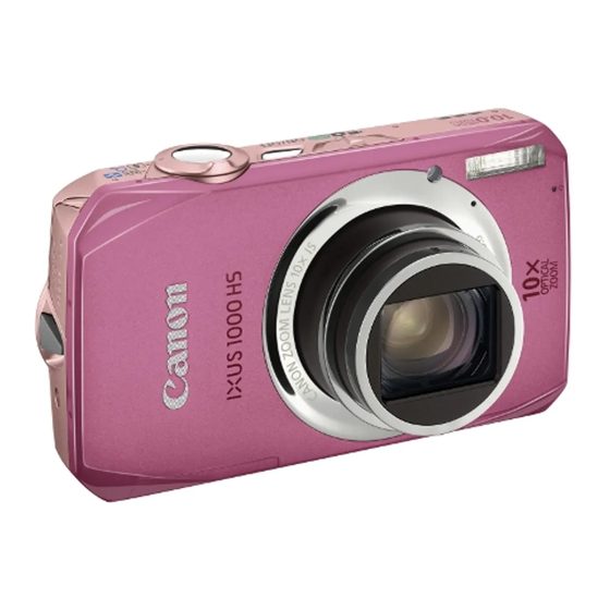 Canon IXUS 1000 HS User Manual