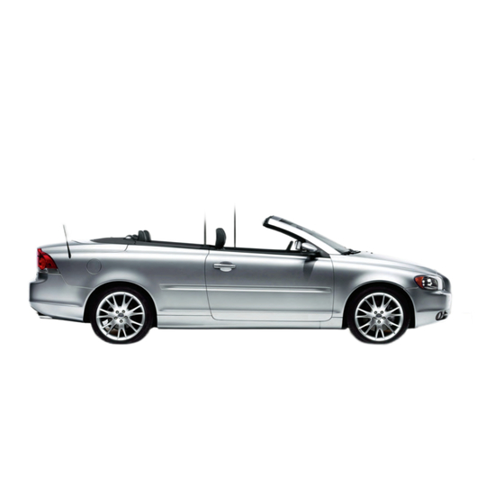 Volvo C70 Owner's Manual