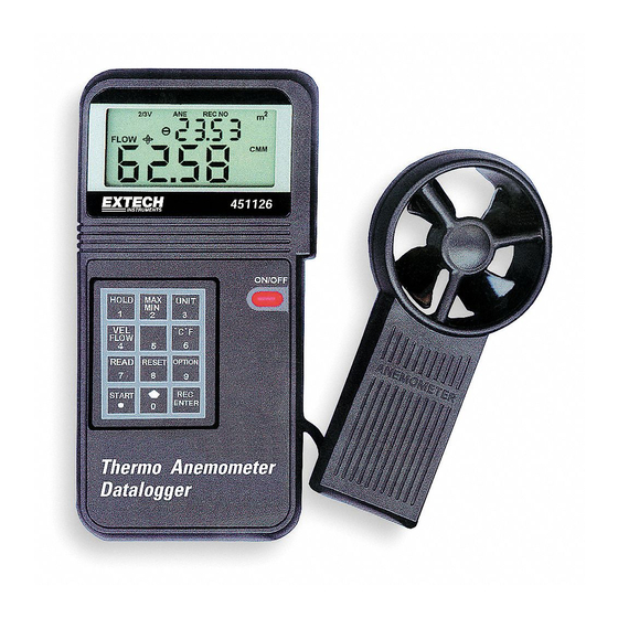 Extech Instruments 451126 User Manual
