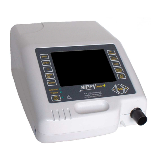 Breas Medical Nippy Junior+ Instruction Manual