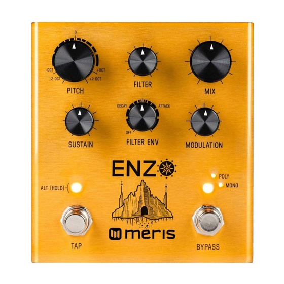 Meris ENZO Manual