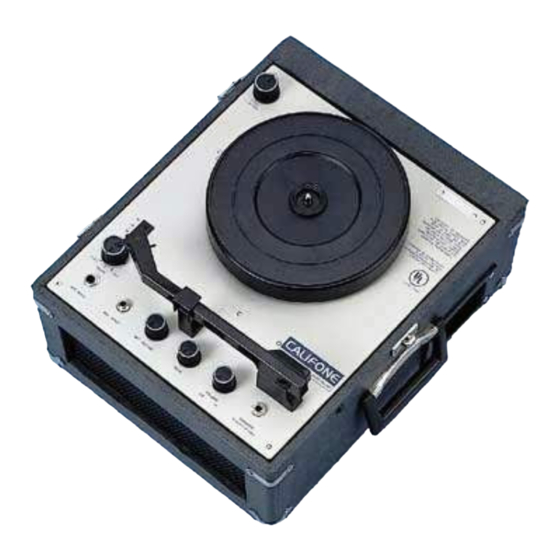Califone 1035AV Specifications