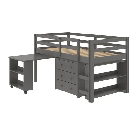 Donco kids 760 LOW LOFT BED Assembly Instructions Manual