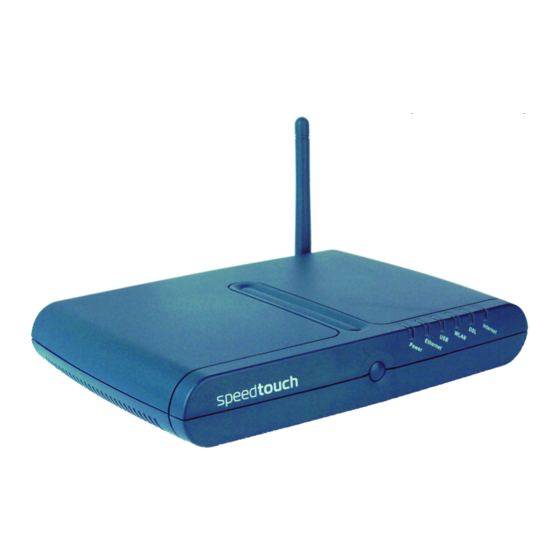 THOMSON Speedtouch 580 Installation And Setup Manual