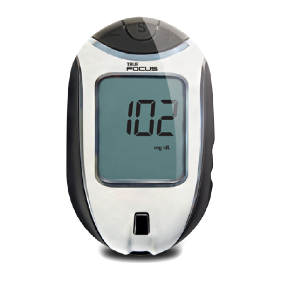 Trividia Health True Focus - Monitoring Blood Glucose System Manual