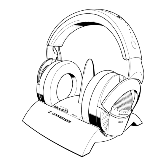 Sennheiser Wireless RS 85 Instruction Manual