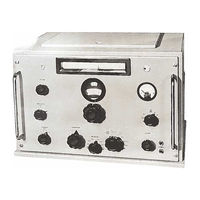 Marconi CR150/6 Technical Description, Operating Instructions